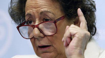 Rita Barberá, exalcaldessa de València, el 15 de setembre, dia que va anunciar la seva sortida del PP.