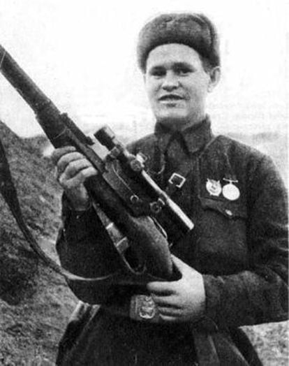 Vassili Záitsev, en Stalingrado.