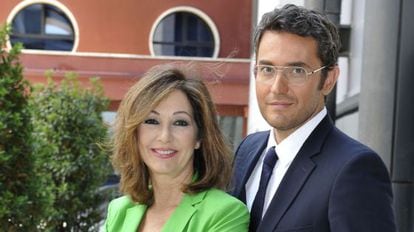 Ana Rosa Quintana y Màxim Huerta, en una imagen promocional.