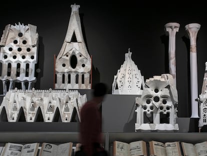 Exposicion Gaudí en el MNAC de Barcelona.