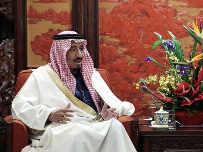 El príncipe heredero Salman bin Abdulaziz, en una visita a China, el pasado día 14.