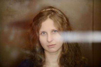 Maria Alyokhina, durante su juicio en agiosto de 2012.