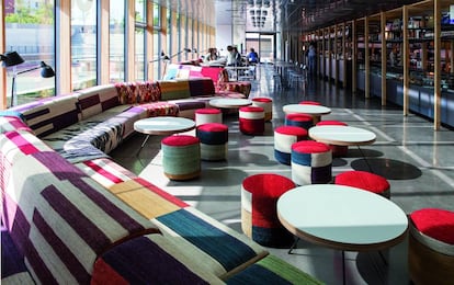 El Disseny Hub del Museo del Diseño de Barcelona fue el laboratorio de donde surgieron los pufs Kilim.