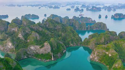 Bahía de Halong, al noreste de Vietnam.