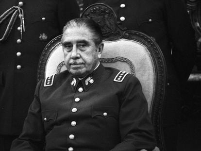 Augusto Pinochet en Santiago de Chile, en 1983.