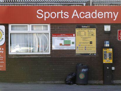 La academia del Crewe, donde Andy Woodward sufrió los abusos.