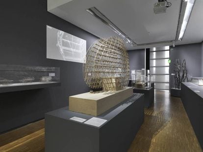Vista general de la exposición sobre Mias Arquitectos en el Centro Pompidou de París.