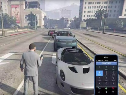 Imagen de 'GTA V', el juego publicado por Rockstar en 2013.