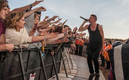 Macklemore levantando pasiones en el Festival de Leeds (Inglaterra), en agosto de 2014.