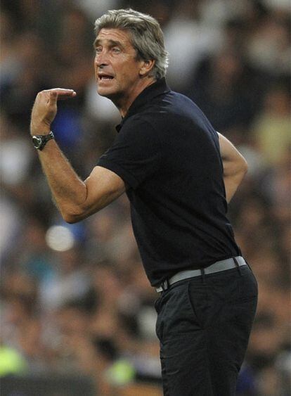 Manuel Pellegrini, entrenador del Real Madrid.