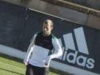 El jugador ucraniano Zozulya durante el entrenamiento hoy con la plantilla del Real Betis.