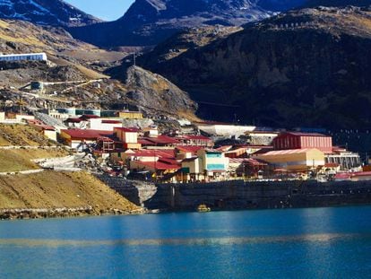 Mina de esta&ntilde;o San Rafael, propiedad del grupo Breca, en Puno (Per&uacute;)