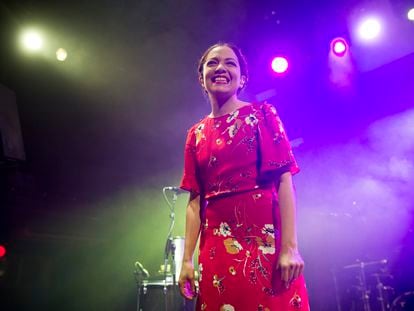 Natalia Lafourcade, en un concierto en 2018.