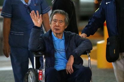 Alberto Fujimori in an image from last Christmas.