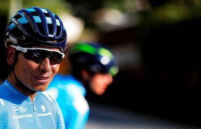 Nairo Quintana, en Málaga.