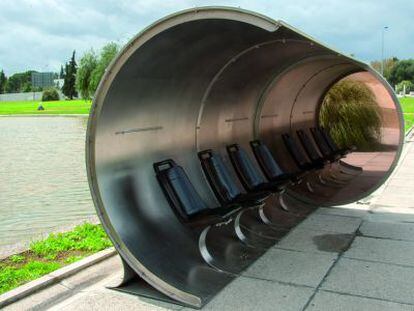 'La parada', del artista Pedro Mora.