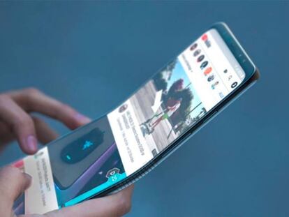 Samsung Galaxy con pantalla flexible: estas imágenes imaginan su diseño