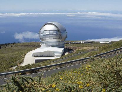 Gran Telescopio Canarias (GTC), situado en El Roque de Los Muchachos (La Palma)