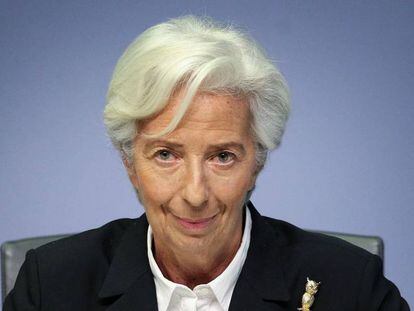 Christine Lagarde, presidenta del BCE.