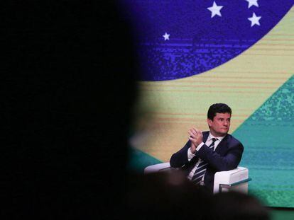 El ministro de Seguridad brasileño Sergio Moro, el pasado 14 de octubre.