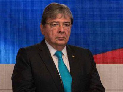 El ministro de Relaciones Exteriores de Colombia, Carlos Holmes Trujillo. 