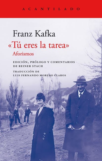 Portada del libro 'Tú eres la tarea' (Acantilado).