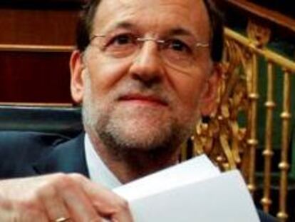 Mariano Rajoy, en el Congreso