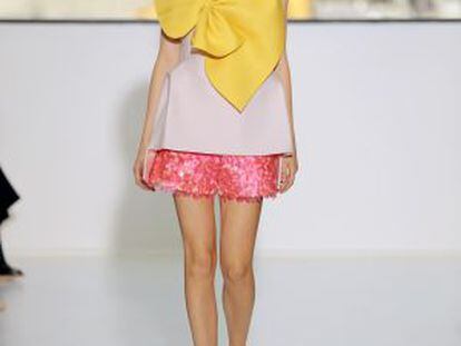 Una de las creaciones de Josep Font para Delpozo presentadas en Nueva York.