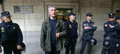 Diego Ca&ntilde;amero, a las puertas de los juzgados de Sevilla en una foto de archivo.