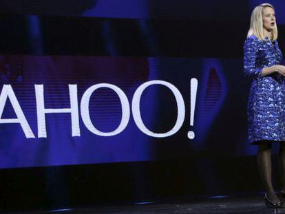 La CEO de Yahoo, Marissa Mayer. 