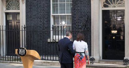 Cameron tras anunciar que dimitirá en octubre.
