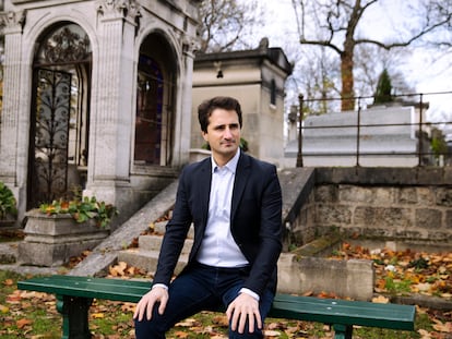 Benoit Gallot, conservador del cementerio parisiense de Père Lachaise, retratado el pasado 22 de noviembre.