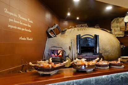 El horno del Asador Maribel, en la ciudad de Segovia.