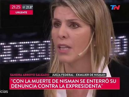 La exmujer de Alberto Nisman pide entre lágrimas la destitución del juez que archivó una investigación de su exmarido en la causa AMIA.