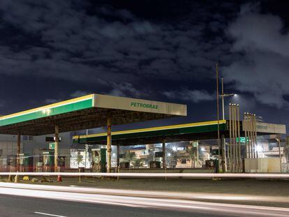 Una estación de servicio de Petrobras en Salvador de Bahía.