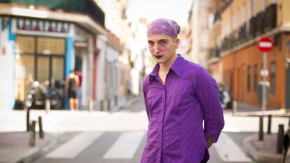 Ariel Gallardo es de Carmona (Sevilla), pero vive en Madrid. En la imagen, el pasado viernes.