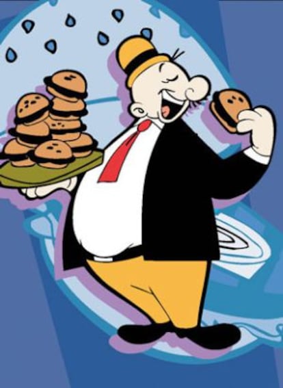 Pilon, el personaje de Popeye más glotón.