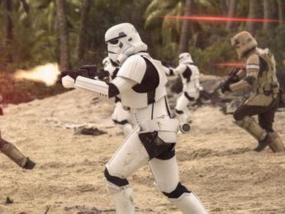 Un fotograma de 'Rogue One', la nueva película de Star Wars.