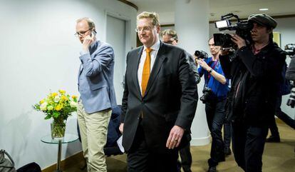 El ministro de Justicia holand&eacute;s, Ard van der Steur, el pasado jueves en La Haya.