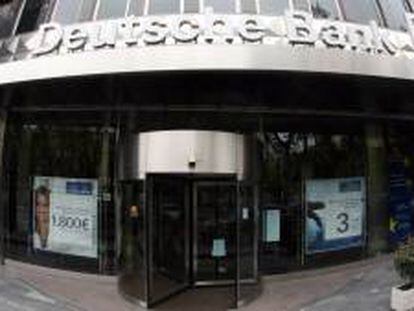 Oficina central de Deutsche Bank en España, en el Paseo de la Castellana de Madrid.