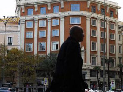 Fachada del hotel NH Paseo del Prado, de Madrid