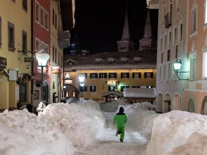 Una calle de la ciudad alemana de Berchtesgaden (Baviera), este jueves. 