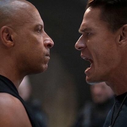 Imagen de Vin Diesel y John Cena, en 'Fast & Furious 9'.