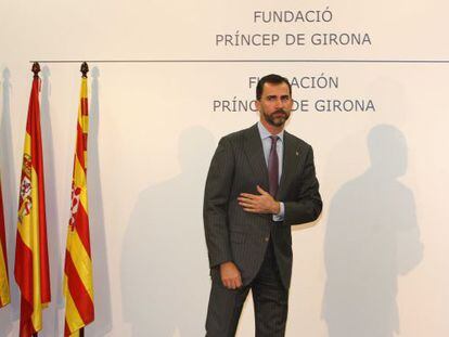 Felipe de Borb&oacute;n ostenta cuatro t&iacute;tulos nobiliarios en Catalu&ntilde;a, entre ellos el de Pr&iacute;ncipe de Girona. 