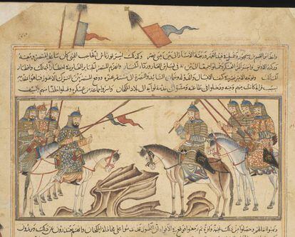 Imagen medieval ilustrativa del 'yihad'. 