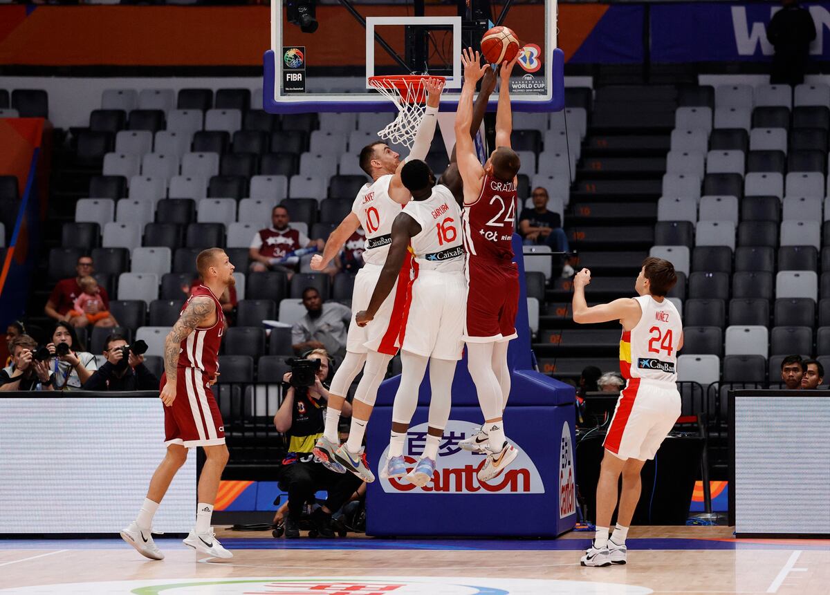 España pierde contra Letonia y se mete en un buen lío en el Mundial | Baloncesto | Deportes