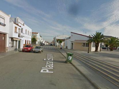 Vista de una de las calles de la localidad de Torremejía, en Badajoz.