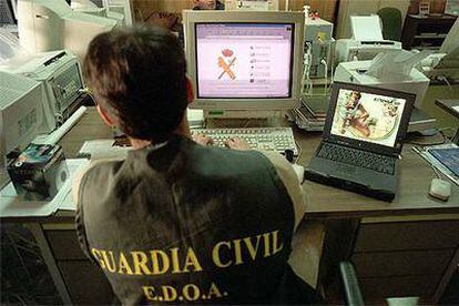 Instalaciones en Madrid del grupo de delitos de altas tecnologías de la Guardia Civil.