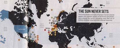 <i>Newsweek</i> sostiene que España mantiene siete territorios que son vestigios de su antiguo imperio.