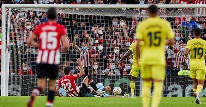Raúl García marca el primer gol del Athletic ante el Villarreal